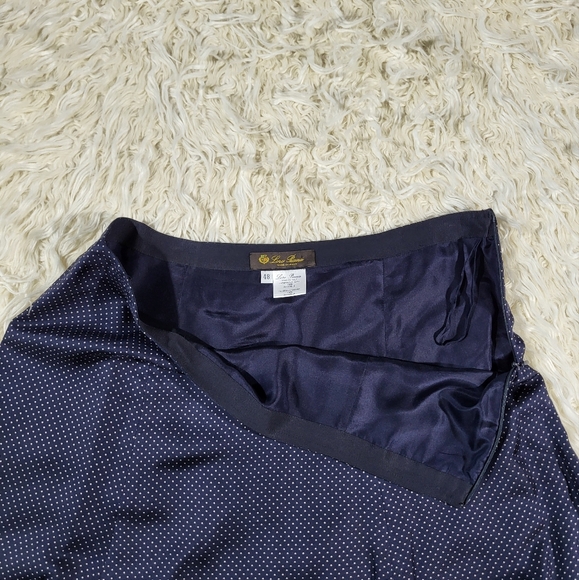 Loro Piana Double Layer Midi-skirt 100 Silk Size IT 48 / US 12 - Picture 8 of 12